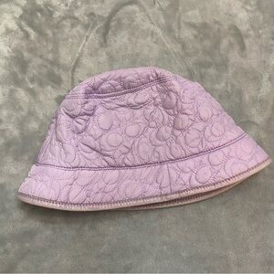 Coach vintage y2k monogram puffer bucket hat